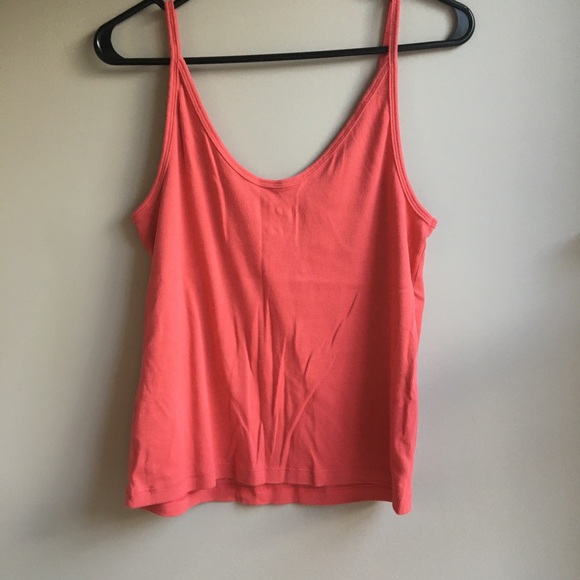 UNIVERSAL THREAD | pink v neck crop tank top - Picture 6 of 6